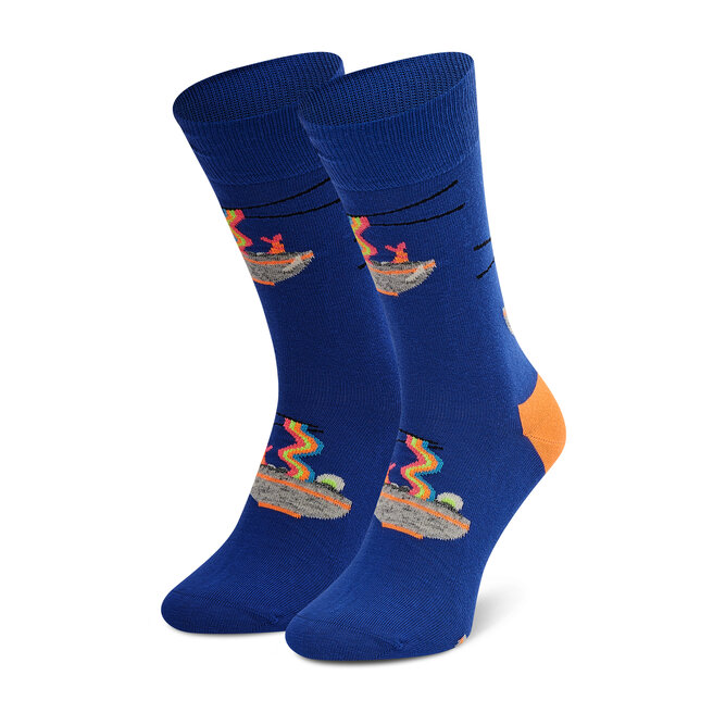 Șosete Înalte Unisex Happy Socks RAM01-6300 Albastru Albastru