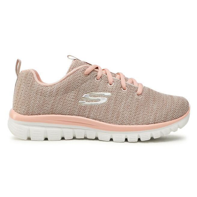 Skechers Pantofi Skechers Twisted Fortune 12614/NTCL Natural/Coral