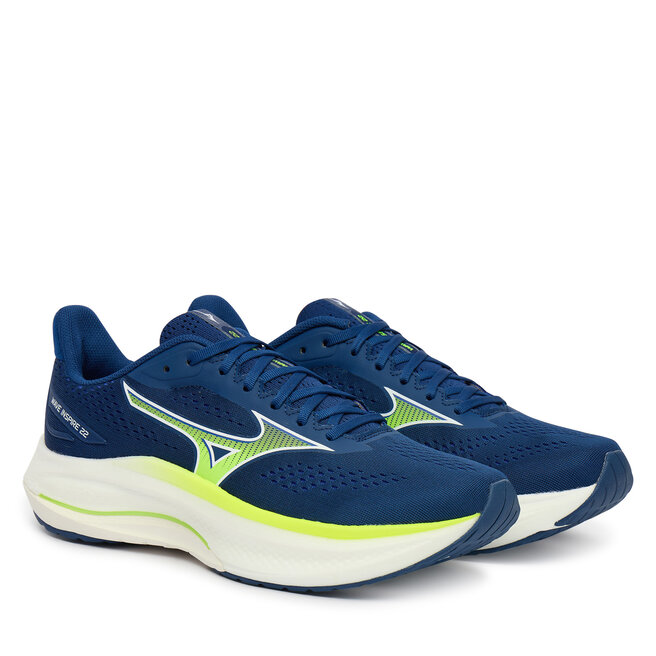 Buty do biegania Mizuno Wave Inspire 22 J1GC2644 01 Granatowy - męskie