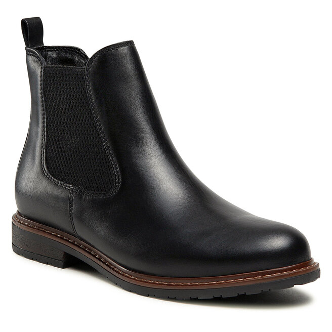 Ghete Jodhpur Tamaris 1-25056-29 Black Leather 003