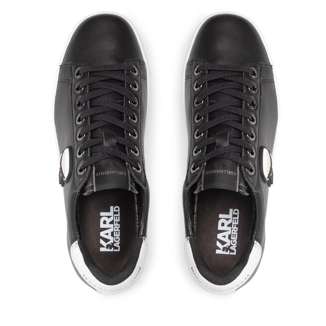 Sneakers KARL LAGERFELD KL61030A Black Lthr eschuhe