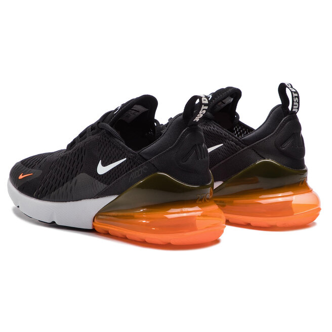 Schuhe Nike Air Max 270 AH8050 014 Black White Total Orange de