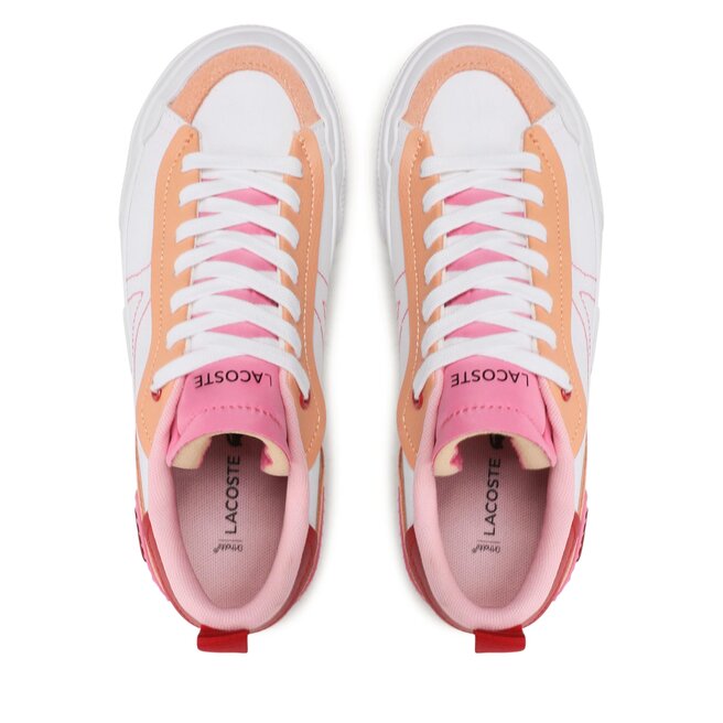 Lacoste Сникърси Lacoste L004 Platform 123 1 Cfa 745CFA0014286 Wht/Red