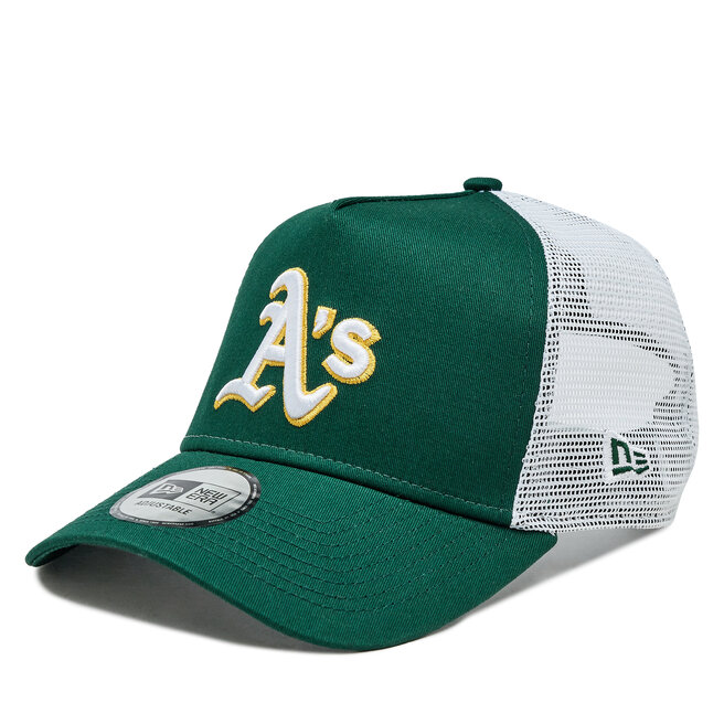 New Era Čiapka New Era Team Script Trucker Athletics 60364234 Zelená