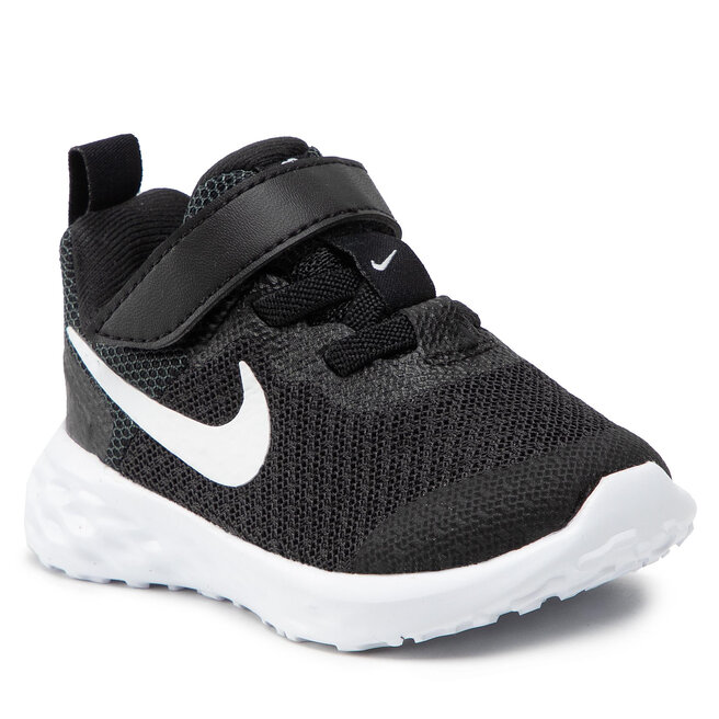 Pantofi Nike Revolution 6 Nn (Tdv) DD1094 003 Black/White/Dk Smoke Grey