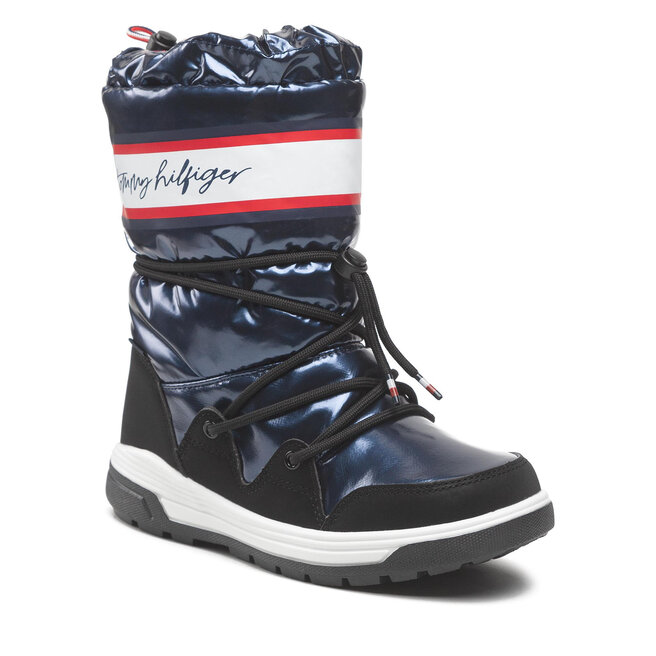 Cizme de zăpadă Tommy Hilfiger Snow Boot T3A6-32436-1485 S Blue 800 800 800