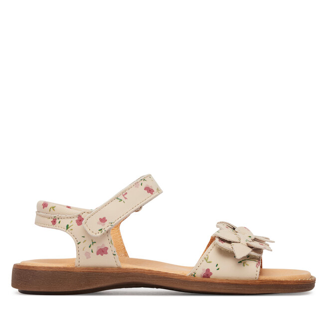 Sandały Froddo Lorine Flowers G3150251-43 S Beżowy - dziewczęce