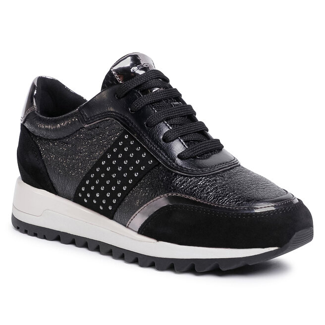Sneakers Geox D A 022CF C9999 Black • Www.zapatos.es
