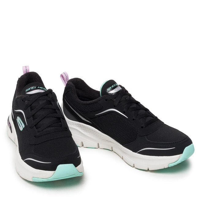Skechers Boty Skechers Gentle Stride 149413/BKMN Black/Mint