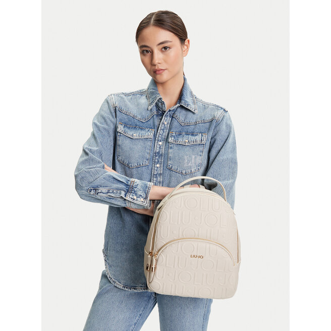 Plecak Liu Jo Ecs M Backpack AF5157 E0027 Beżowy -
