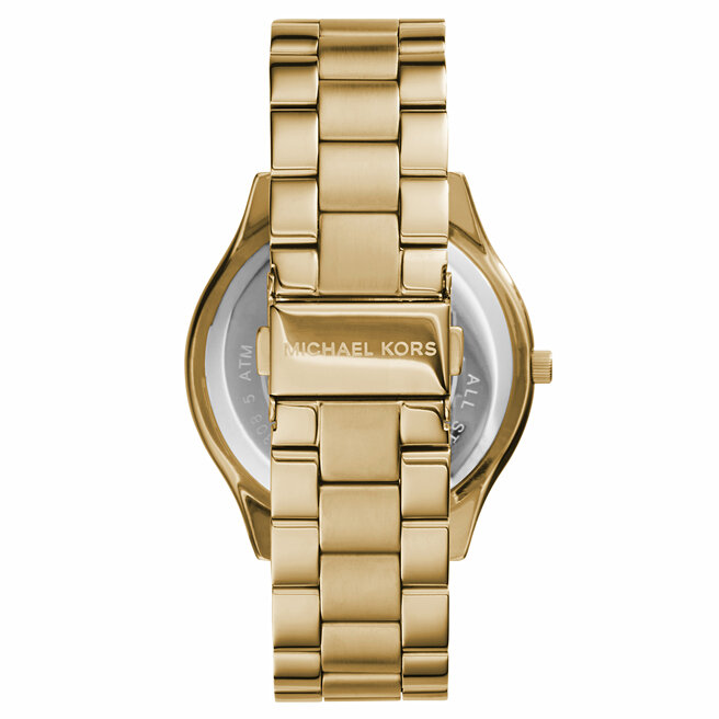 Michael Kors Karóra Michael Kors Slim Runway MK3179 Gold/Gold