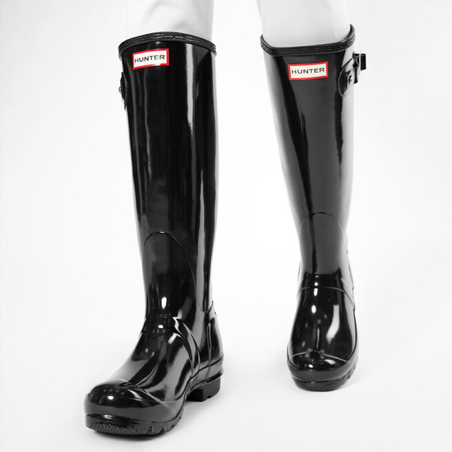 Hunter Гумени ботуши Hunter Original Gloss W23616 Black
