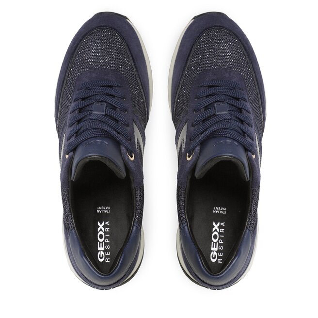 Geox Damen Sneaker D Desya A – Leichter Sportschuh Mit Stoßdämpfender Einlage