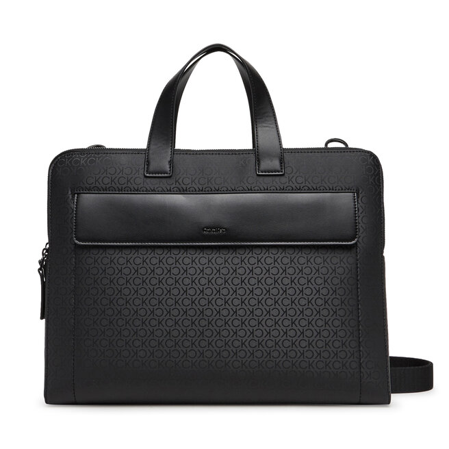 Torba na laptopa Calvin Klein Ck Sleek 2G Laptop Bag Mono - Czarny