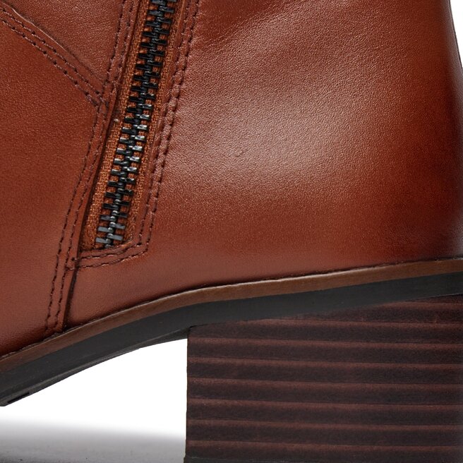bottines caprice marron