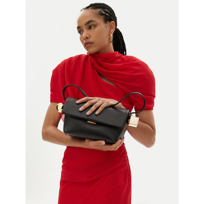 Torebka JACQUEMUS Le Rond Carre 24H243BA383-3171 Czarny -