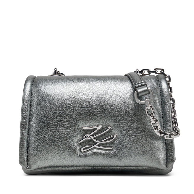 Torebka KARL LAGERFELD - Srebrny
