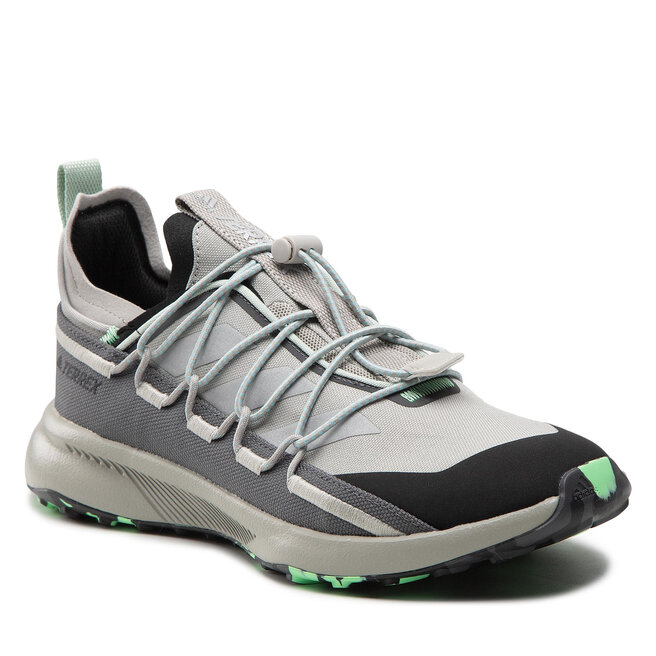 adidas Обувки adidas Terrex Voyager 21 Canvas GX8675 Metal Grey/Silver Metallic/Beam Green