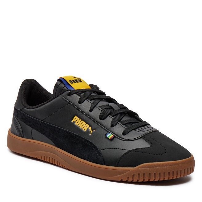 Yellow and cheap black puma