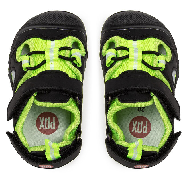 Pax Scandinavia Sandalen Pax Scandinavia Pepper 7250007-44 Black/Lime