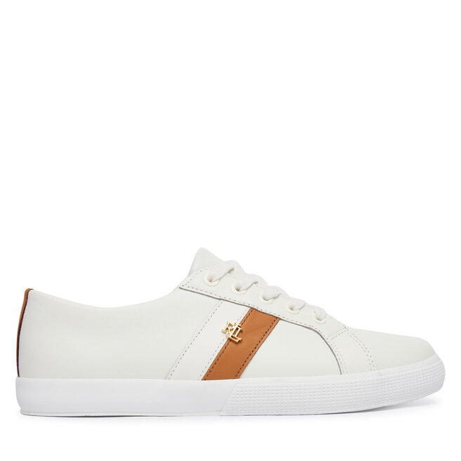 Sneakersy LAUREN RALPH LAUREN 802925365011 Biały - kobiece