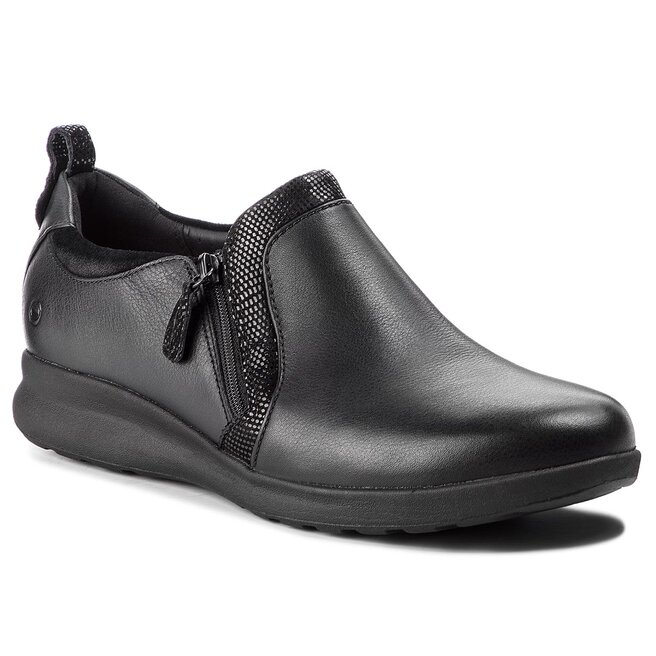 repentinamente Tanzania estante Zapatos Clarks Un Adorn Zip 261370174 Black Combi • Www.zapatos.es