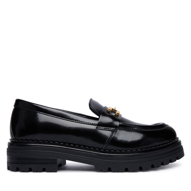 Loafersy Elisabetta Franchi F4A4-E0644-1259 Czarny - kobiece