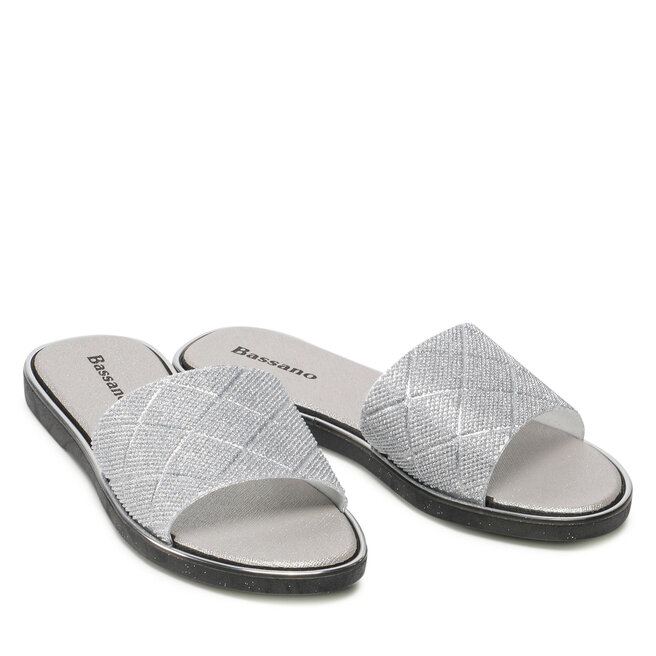 Bassano Pantoletten Bassano WSS20653-01 Silver