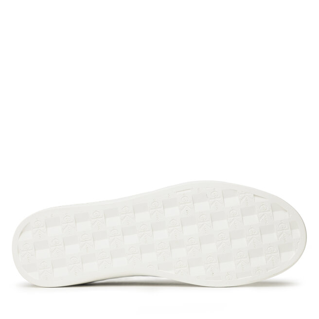 Calvin Klein Jeans Сникърси Calvin Klein Jeans Classic Cupsole Laceup Mix Lth YW0YW01057 Bright White/Creamy White/Black YBR