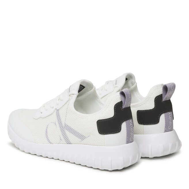Calvin Klein Jeans Sneakers Calvin Klein Jeans Sporty Runner Eva Slipon Wn YW0YW00687 White/Lavender Aura 0K4