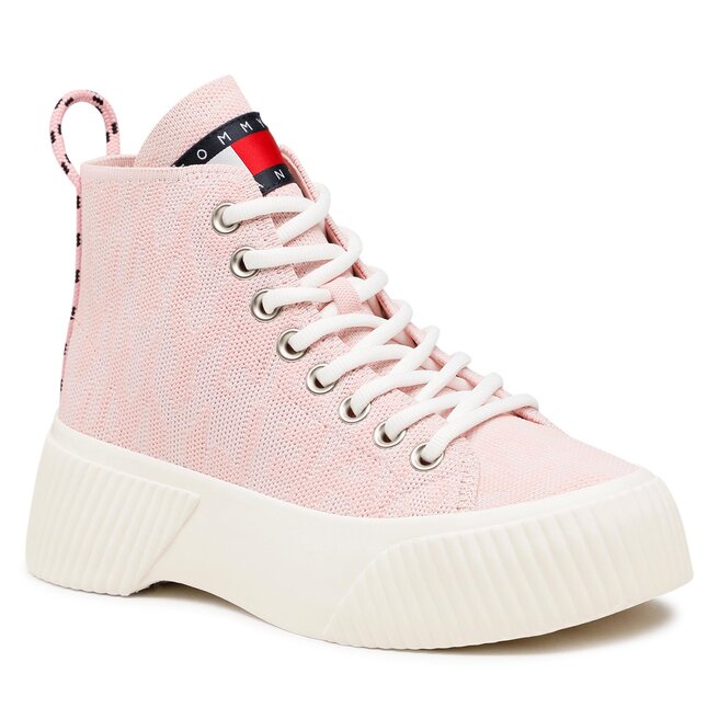 Tommy Jeans Сникърси Tommy Jeans Vulc Knitted Mc EN0EN02141 Misty Pink TH2