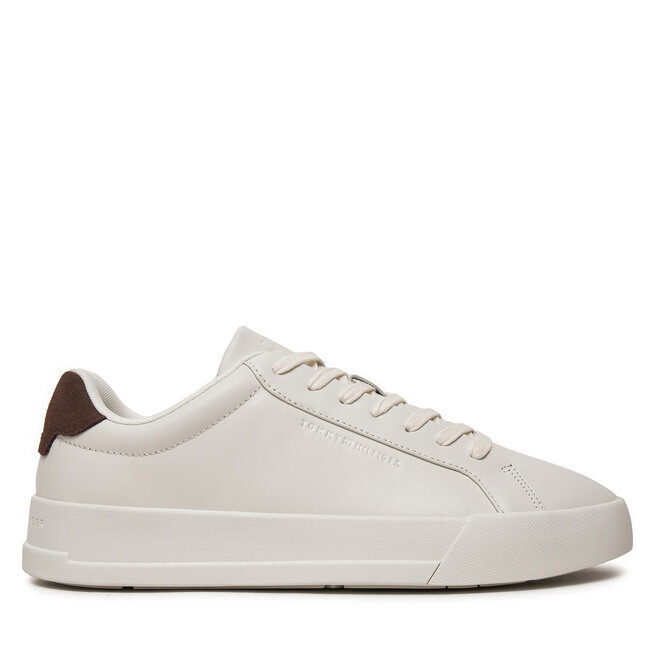 Sneakersy Tommy Hilfiger Court Better Lth - Écru