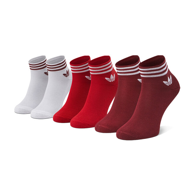 Set di 3 paia di calzini corti unisex adidas Trefoil Ankle Socks 3