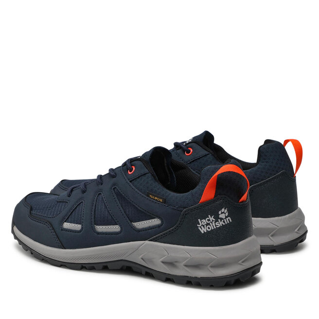 Jack Wolfskin Trekingová obuv Jack Wolfskin Woodland 2 Texapore Low M 4051271 Dark Blue/Red