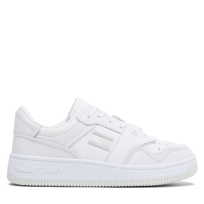 Sneakers Tommy Jeans Basket Cupsole EM0EM01194 Weiß eschuhe.de
