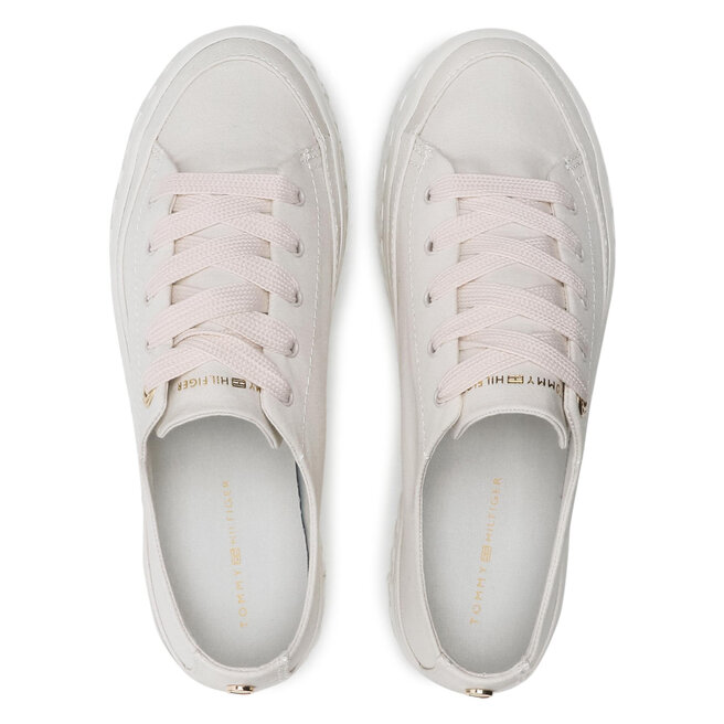 Shiny flatform vulc sneaker fw0fw05536 white dove af2
