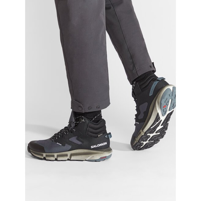 Salomon Туристически Salomon Predict Hike Mid Gtx GORE-TEX 414609 27 V0 Ebony/Black/Storm Weather