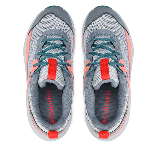 Columbia Туристически Columbia Youth Trailstorm BY5959 Cirrus Grey/Red Hibiscus 031