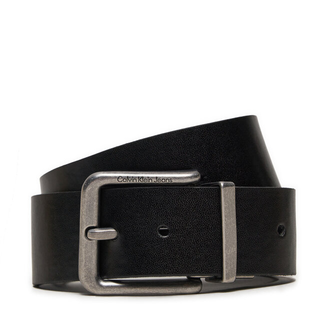 Pasek Męski Calvin Klein Jeans Classic Casual Rev/Adj - Czarny