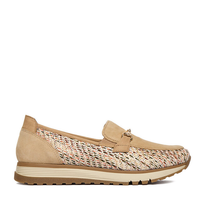 Półbuty Rieker 49042-62 Beżowy - kobiece
