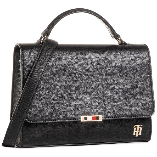 Bolso Tommy Hilfiger Saffiano Sathel AW0AW08535 BDS zapatos.es