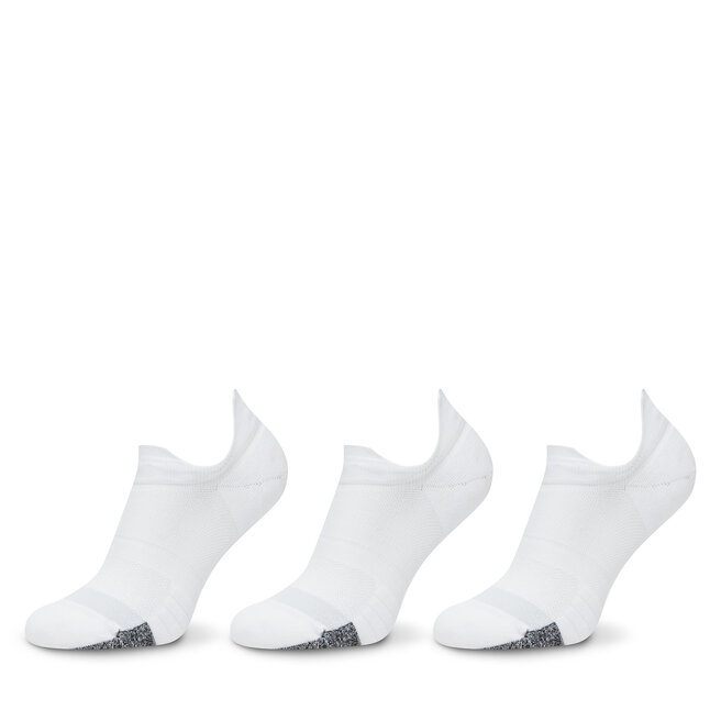 Zestaw 3 par niskich skarpet unisex Under Armour - Biały