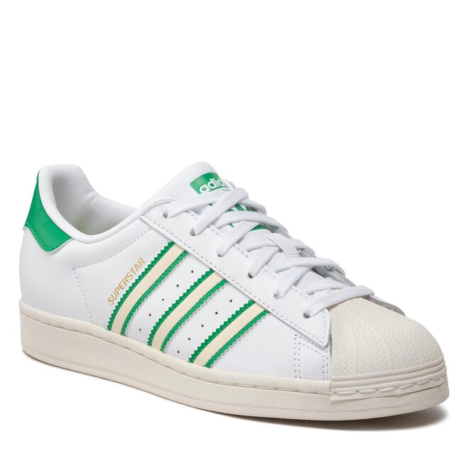 Pantofi adidas Superstar GX9878 Ftwwht/Owhite/Green adidas imagine noua