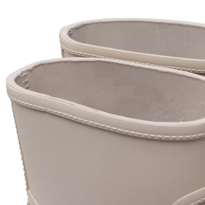 Calvin Klein Cizme de cauciuc Calvin Klein Rain Boot HW0HW01301 Dk Ecru PC4