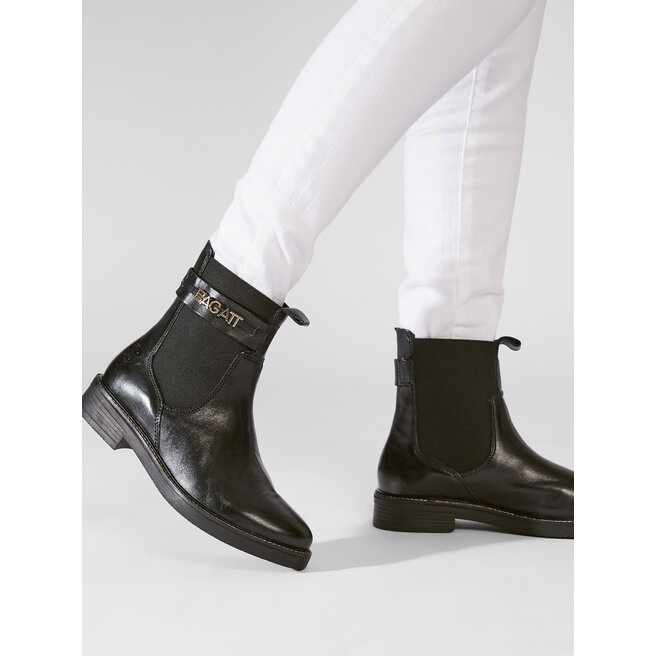 Bagatt Kotníková obuv s elastickým prvkem Bagatt D32-A9C30-4000-1000 Black