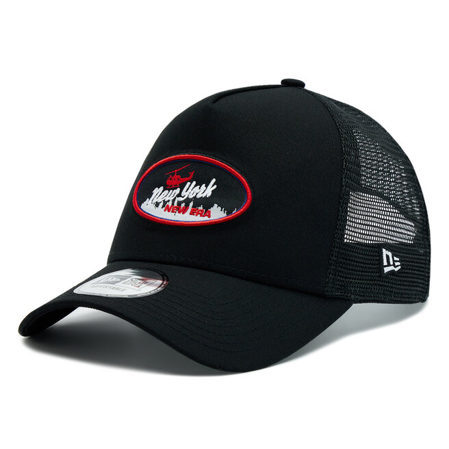 Καπέλο Jockey New Era New York State Patch 60357969 Μαύρο