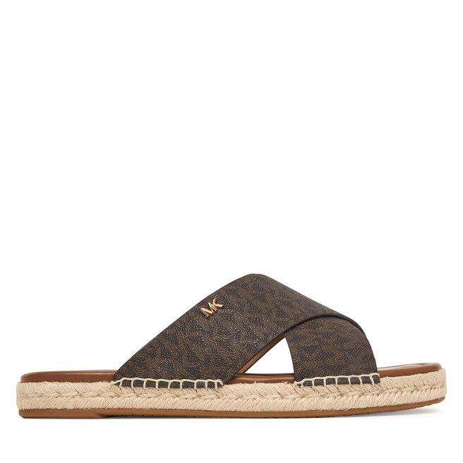 Espadryle MICHAEL Michael Kors Kenzie 40R6KZFS1B Brązowy - kobiece