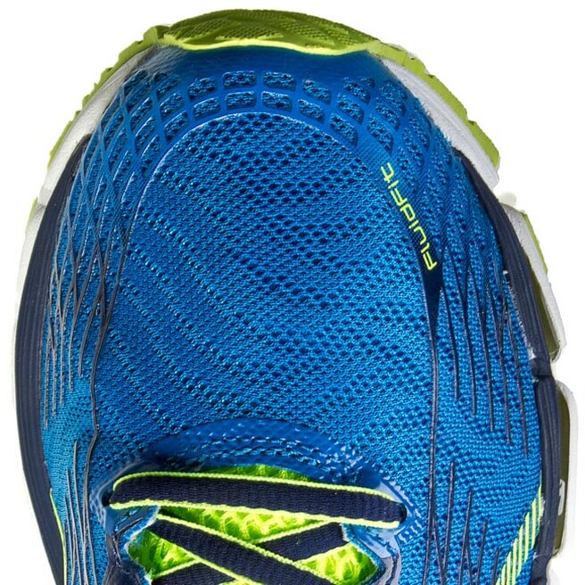 Buty Asics Gel Nimbus 17 T507N Eletric Blue Flash Yellow Indigo