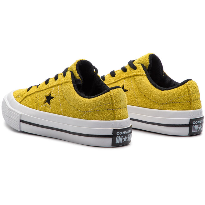 Converse Sneakers aus Stoff Converse One Star Ox 363690C Bold Citron/Black/White