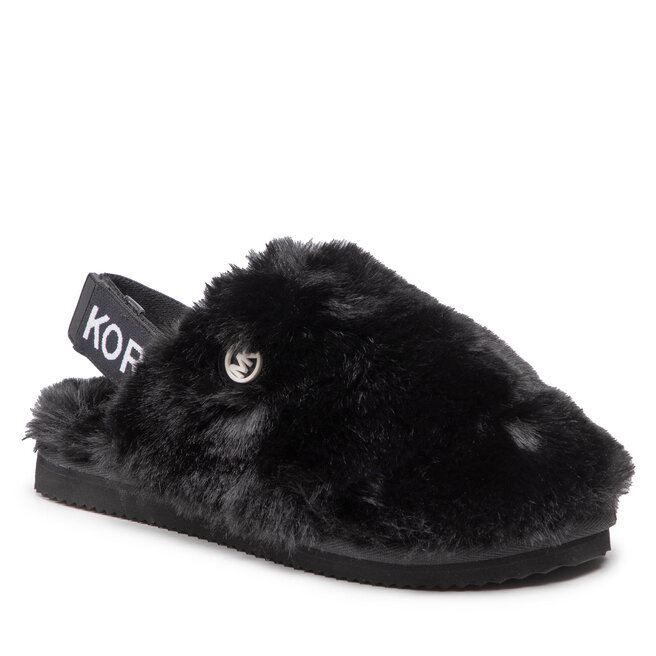 Papuci de casă MICHAEL Michael Kors Elsie Slipper 40R2ELFP1D Black 40R2ELFP1D imagine noua gjx.ro